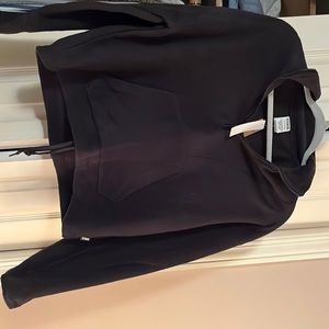 Black Sweatshirt new with tags. Fleece